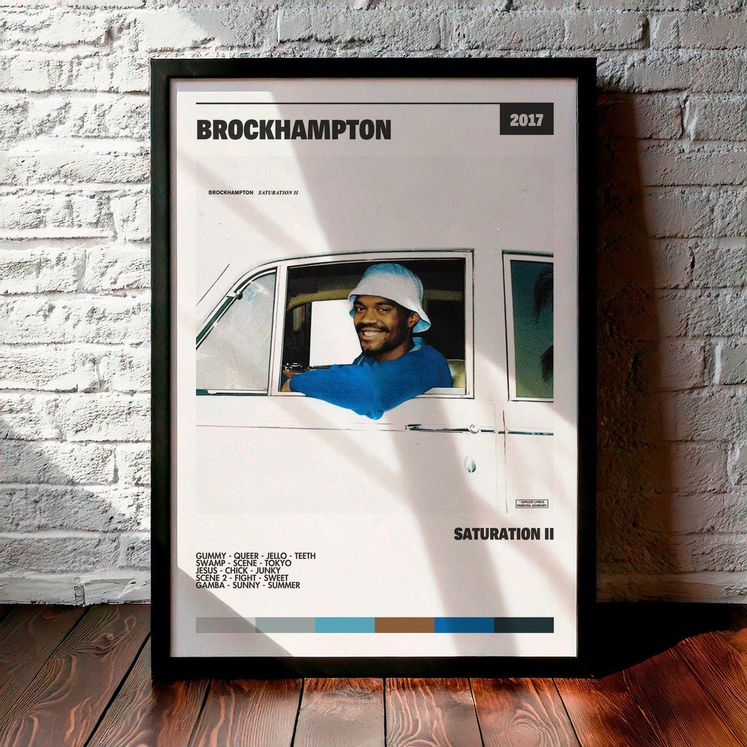 Cuadro BROCKHAMPTON - SATURATION II