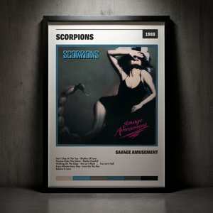 Cuadro Scorpions - Savage Amusement