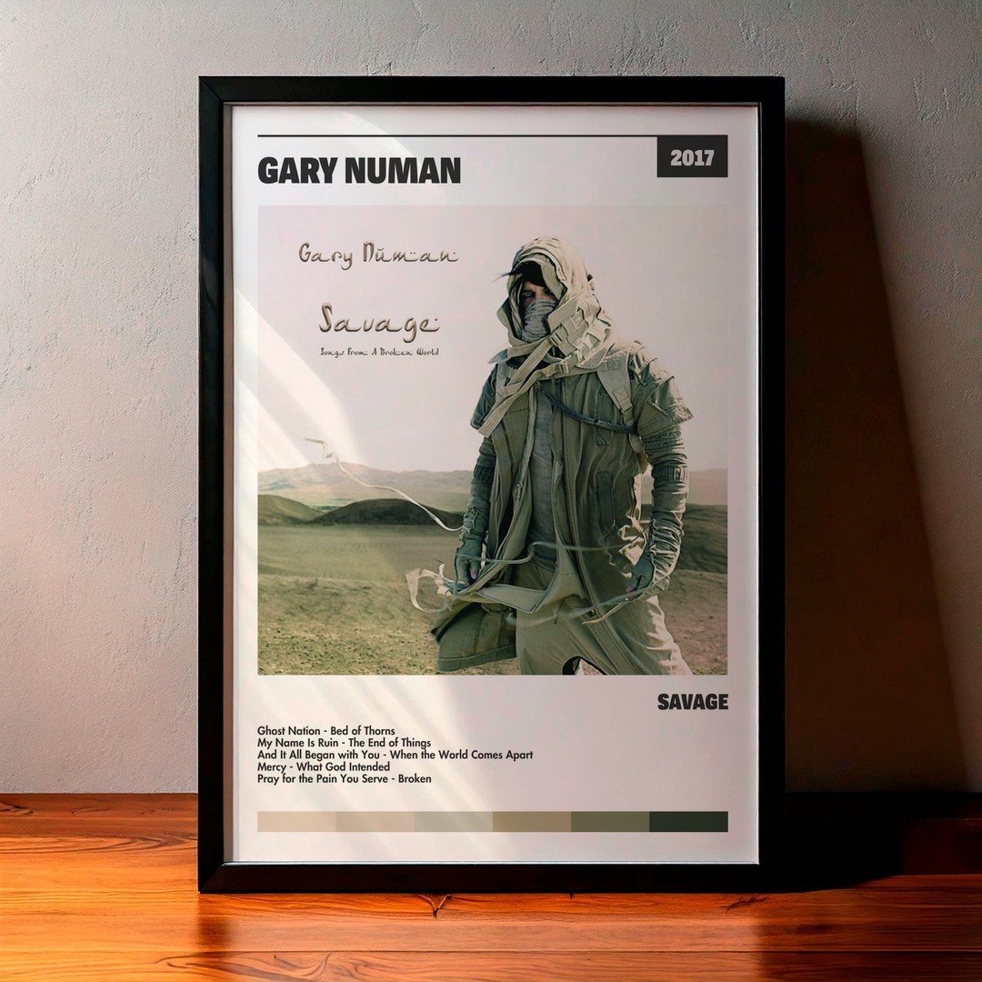 Cuadro Gary Numan - Savage