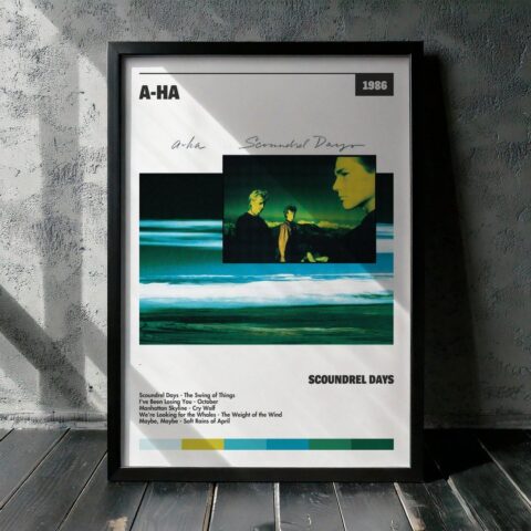 Cuadro A-ha - Scoundrel Days