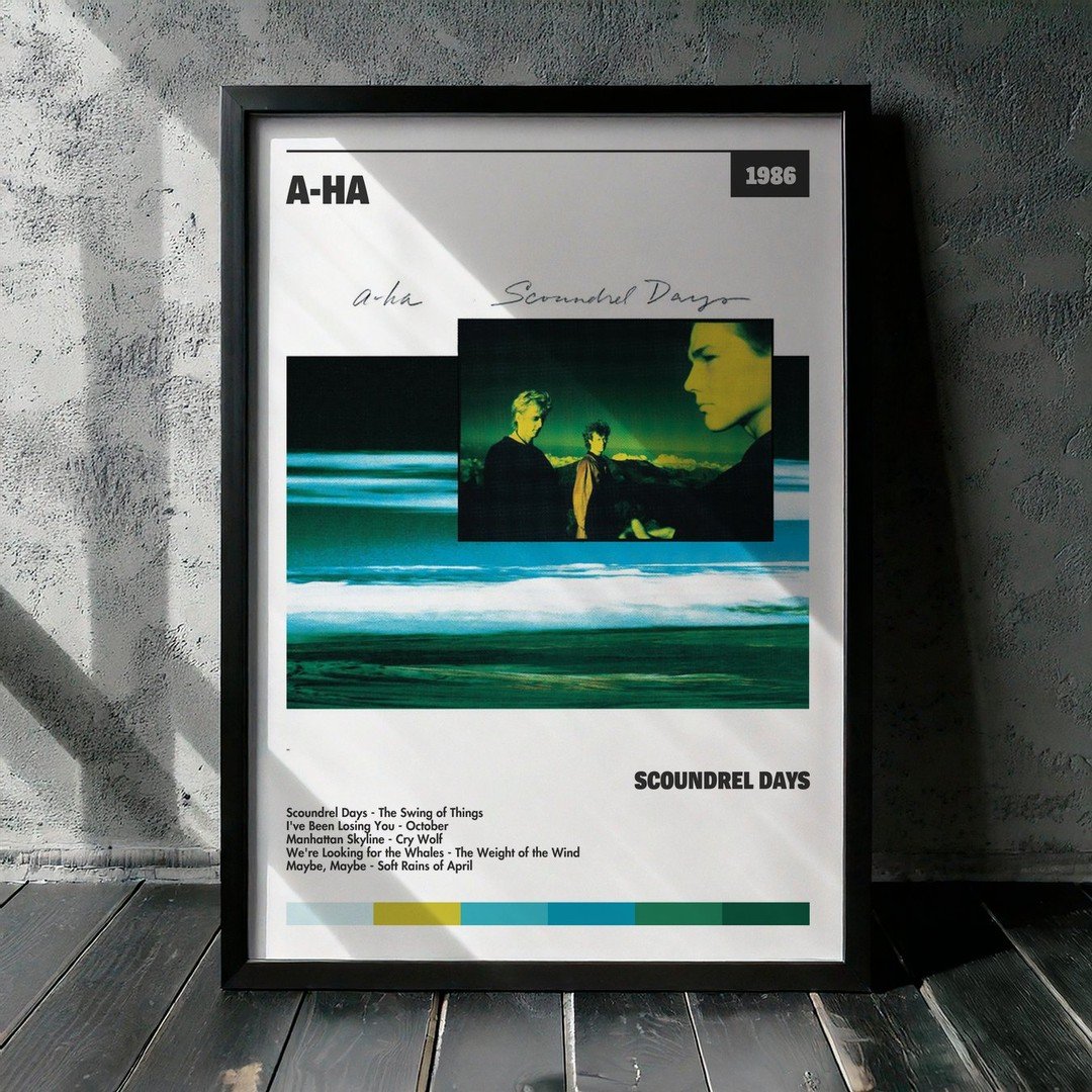 Cuadro A-ha - Scoundrel Days