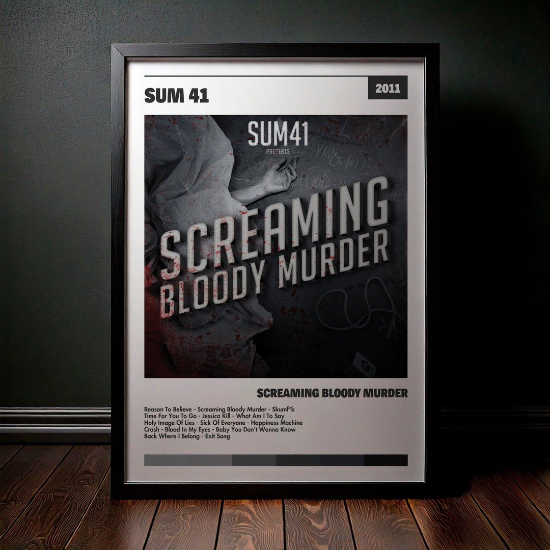 Cuadro Sum 41 - Screaming Bloody Murder
