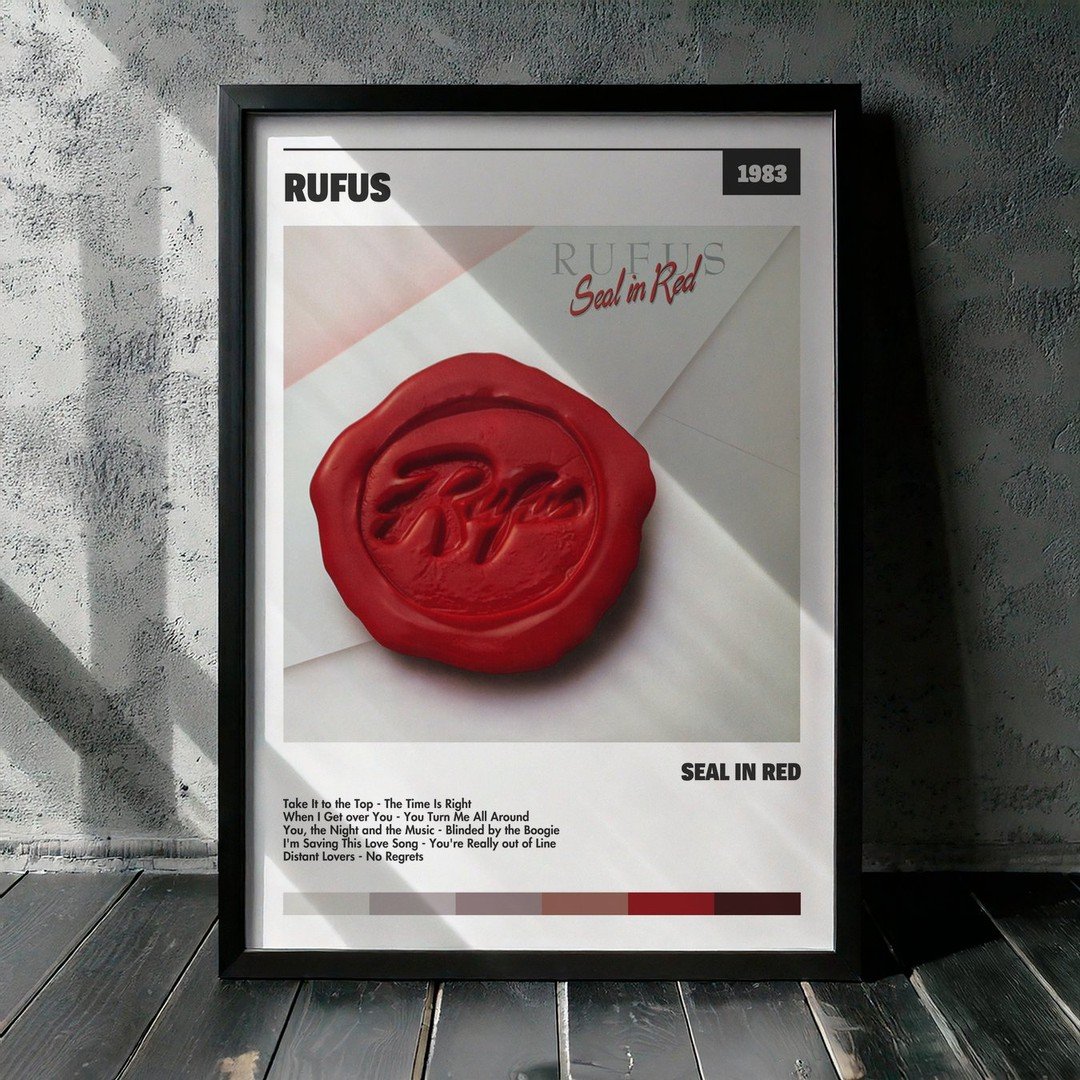 Cuadro Rufus - Seal In Red