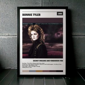 Cuadro Bonnie Tyler - Secret Dreams and Forbidden Fire