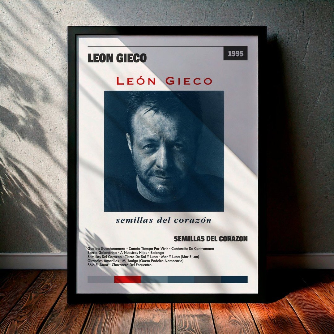 Cuadro León Gieco - Semillas Del Corazon