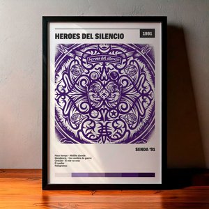 Cuadro Heroes Del Silencio - Senda '91