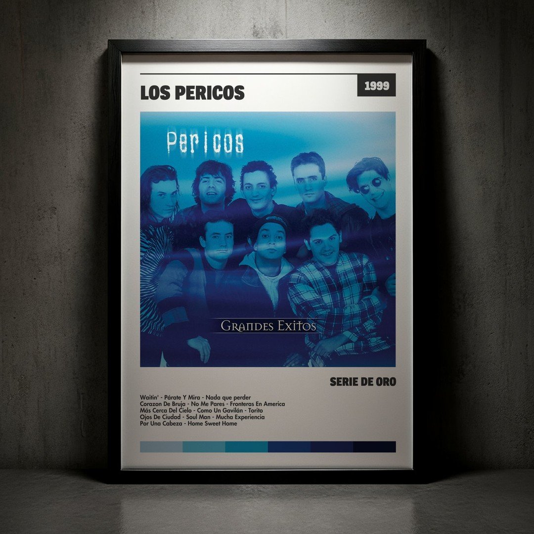 Cuadro Los Pericos - Serie De Oro