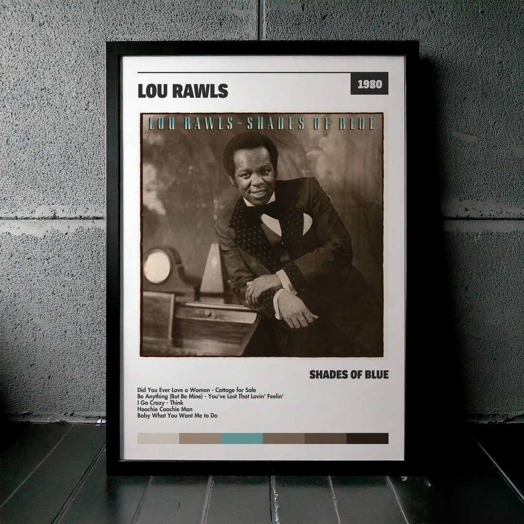 Cuadro Lou Rawls - Shades of Blue