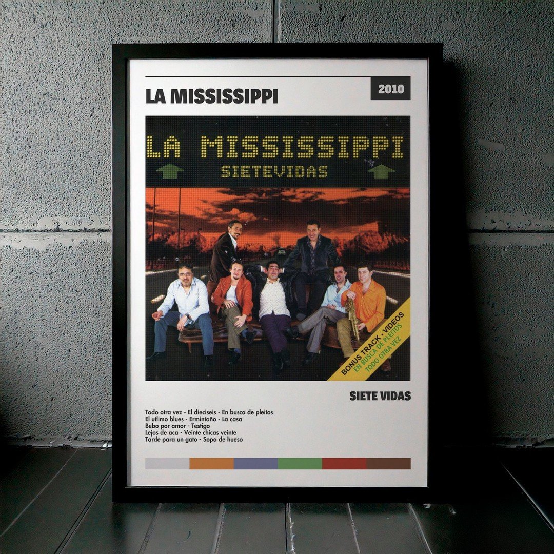 Cuadro La Mississippi - Siete vidas