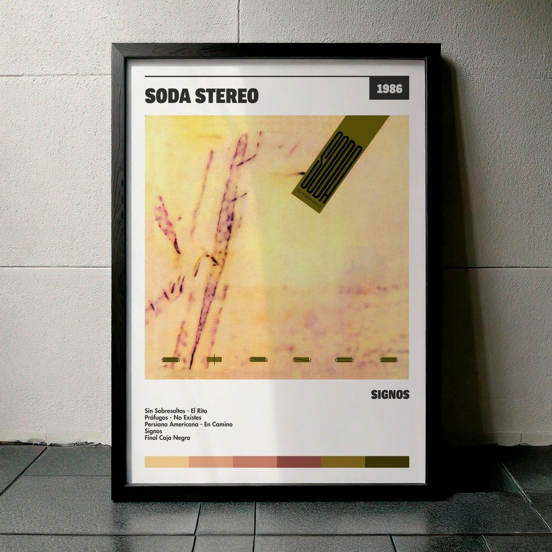 Cuadro Soda Stereo - Signos