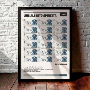 Cuadro Luis Alberto Spinetta - Silver Sorgo