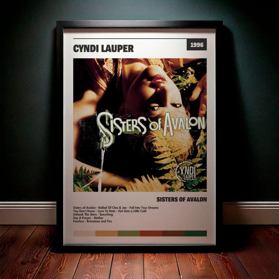 Cuadro Cyndi Lauper - Sisters Of Avalon