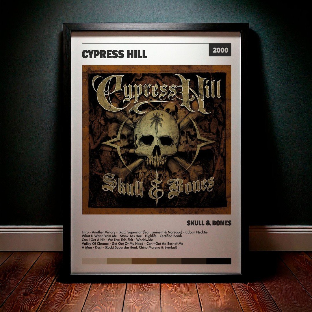 Cuadro Cypress Hill - Skull & Bones