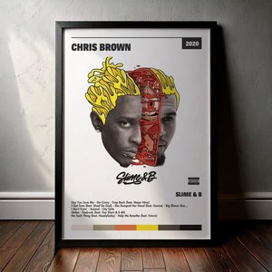 Cuadro Chris Brown - Slime & B