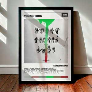 Cuadro Young Thug - Slime Language