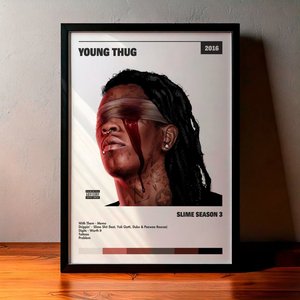 Cuadro Young Thug - Slime Season 3
