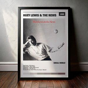 Cuadro Huey Lewis & The News - Small World