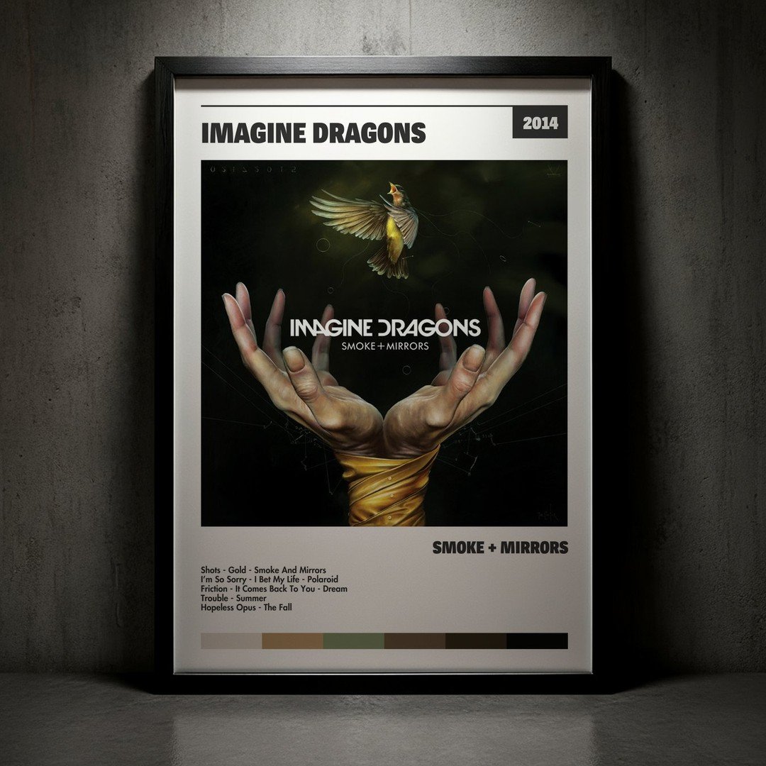 Cuadro Imagine Dragons - Smoke + Mirrors