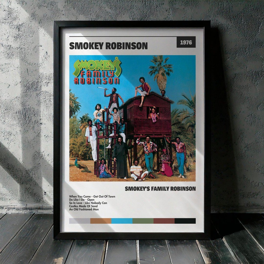 Cuadro Smokey Robinson - Smokey's Family Robinson