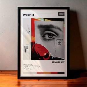 Cuadro Lykke Li - so sad so sexy