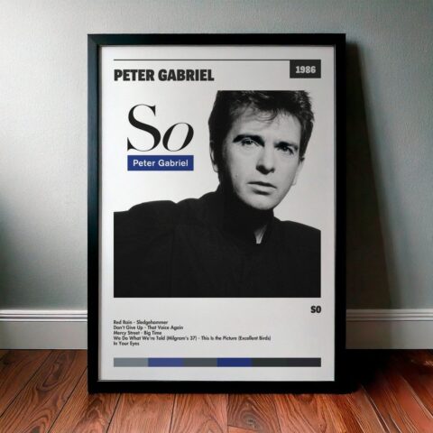 Cuadro Peter Gabriel - So