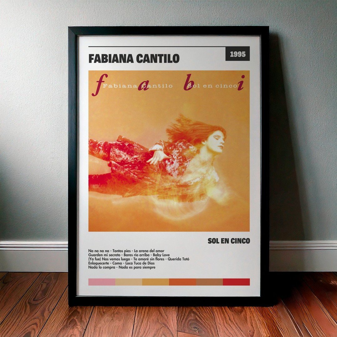 Cuadro Fabiana Cantilo - Sol en Cinco