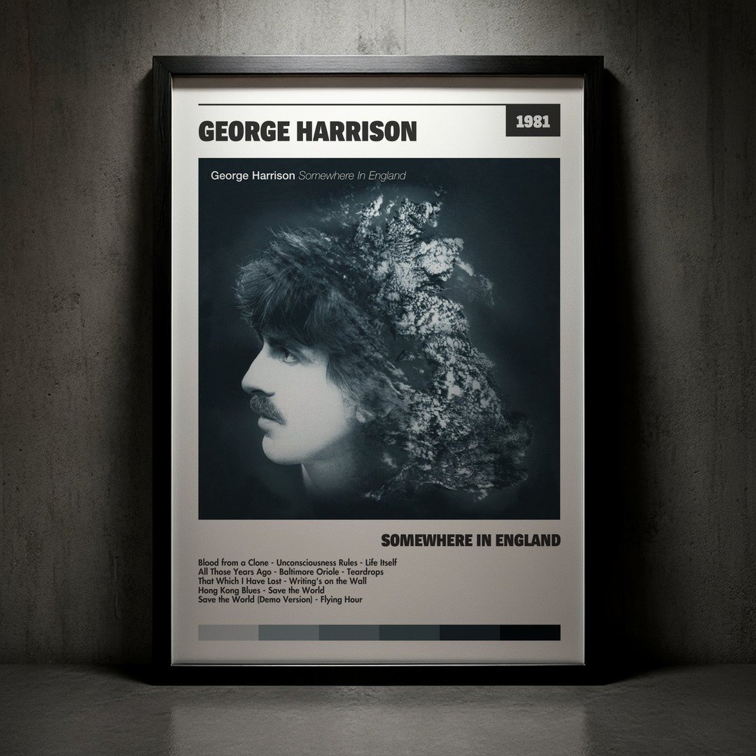 Cuadro George Harrison - Somewhere in England