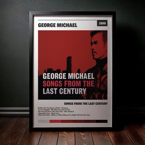 Cuadro George Michael - Songs From The Last Century