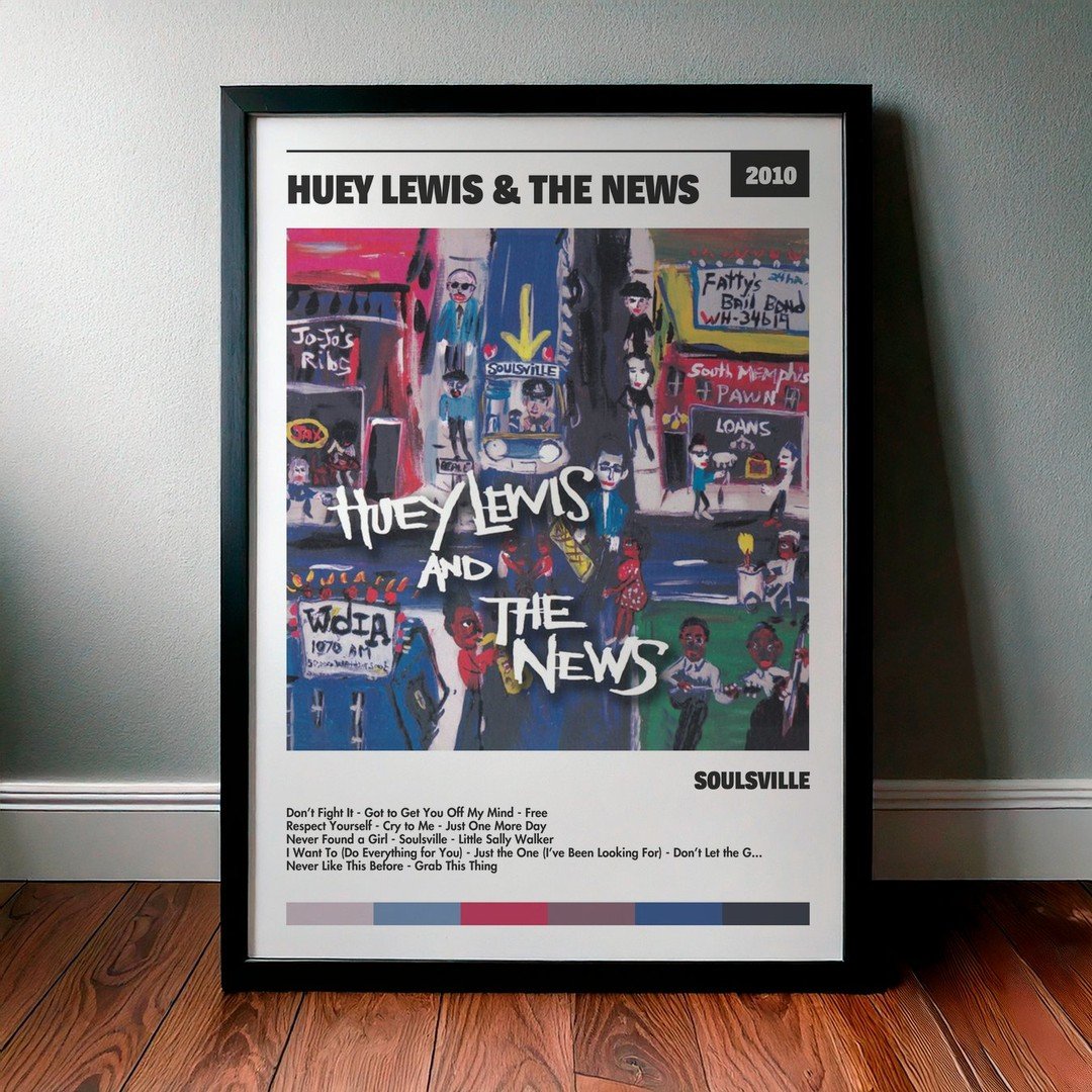 Cuadro Huey Lewis & The News - Soulsville