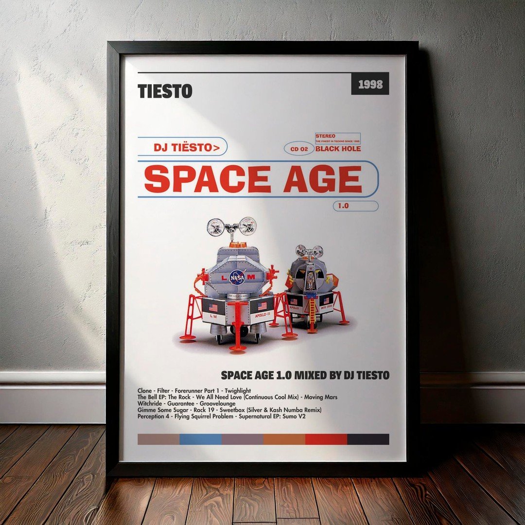 Cuadro Tiësto - Space Age 1.0 Mixed by DJ Tiësto