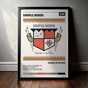 Cuadro Simple Minds - Sparkle In The Rain