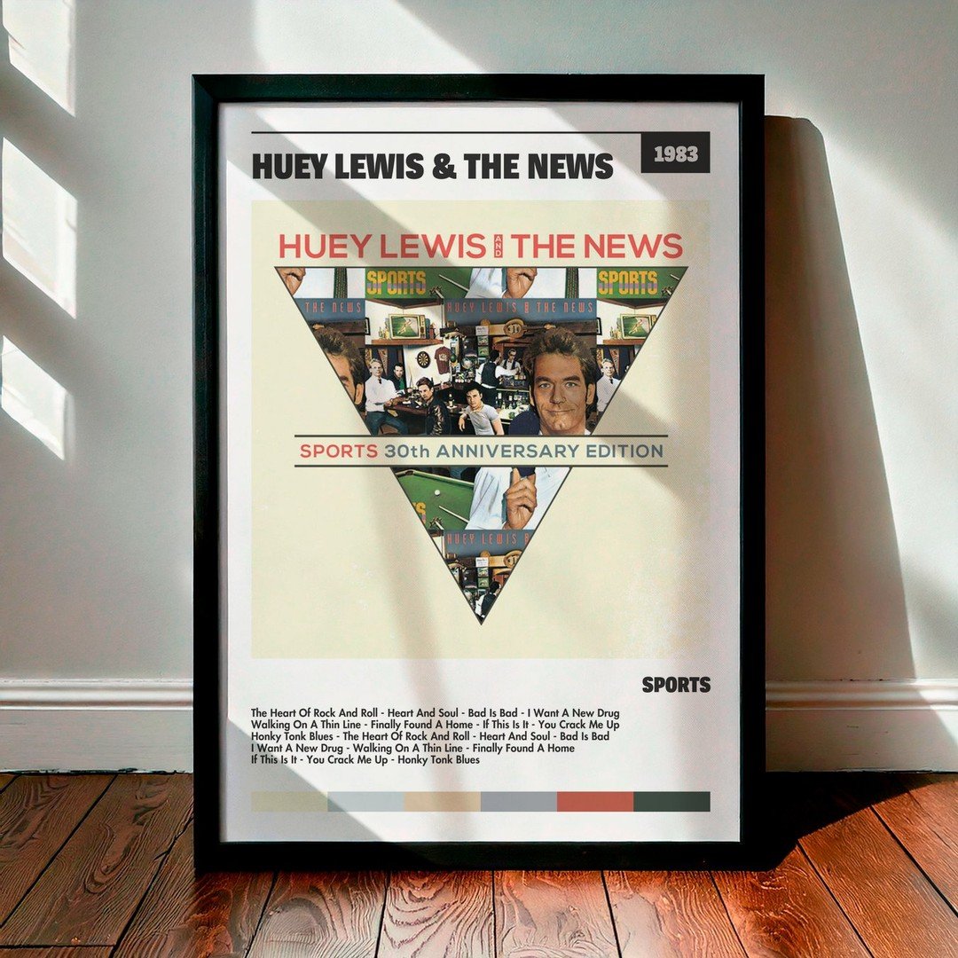 Cuadro Huey Lewis & The News - Sports