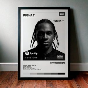 Cuadro Pusha T - Spotify Sessions