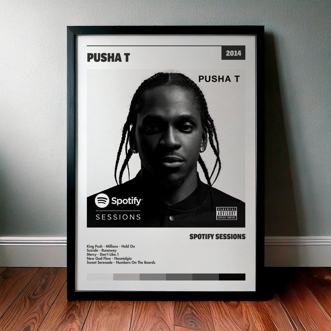 Cuadro Pusha T - Spotify Sessions