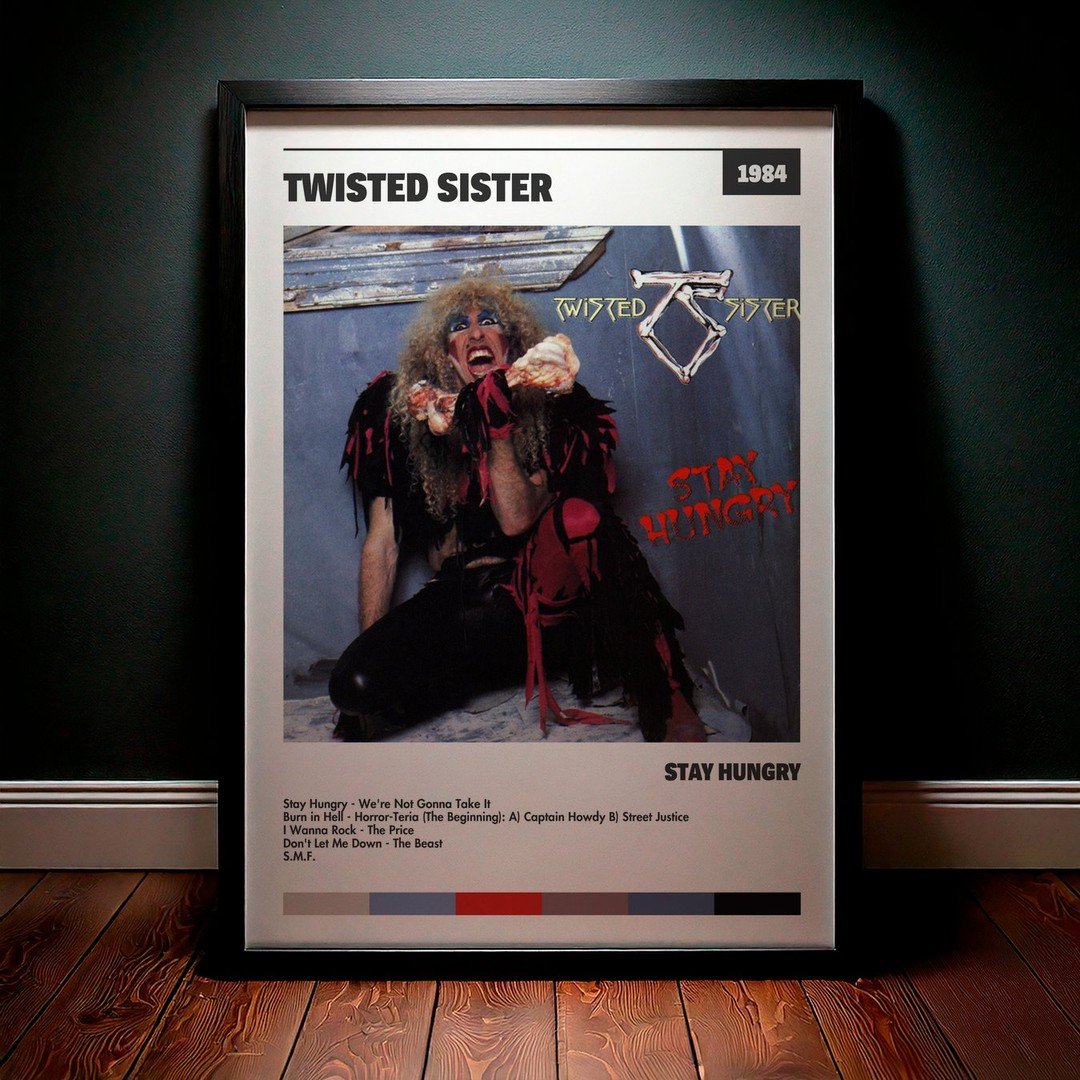 Cuadro Twisted Sister - Stay Hungry