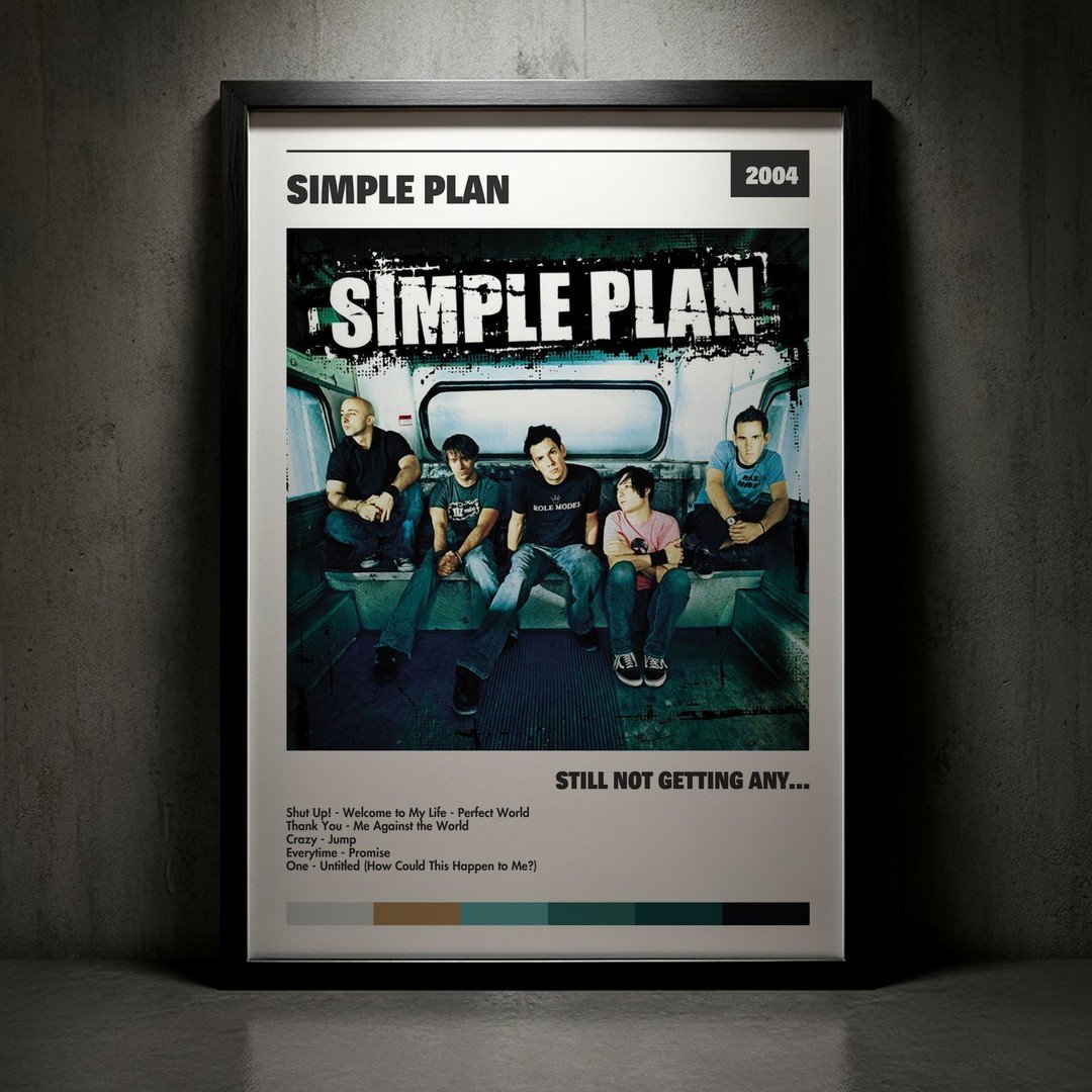 Cuadro Simple Plan - Still Not Getting Any