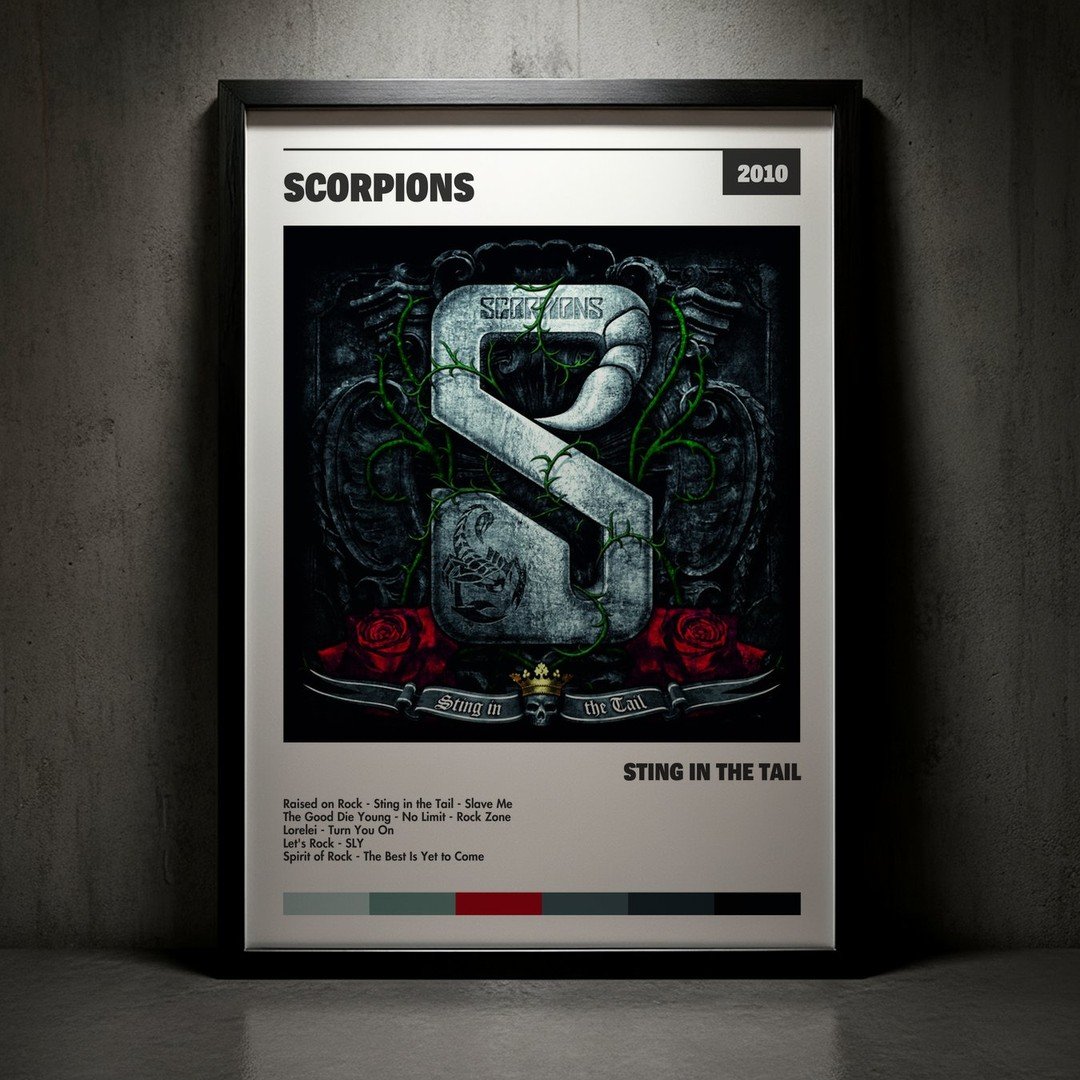 Cuadro Scorpions - Sting in the Tail