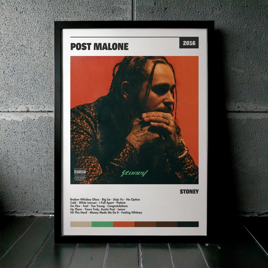 Cuadro Post Malone - Stoney