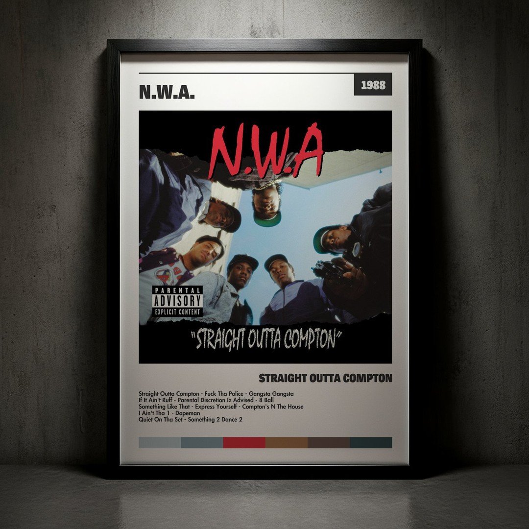 Cuadro N.W.A. - Straight Outta Compton