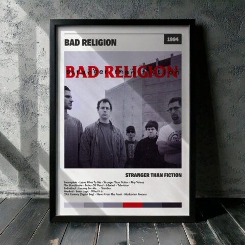 Cuadro Bad Religion - Stranger Than Fiction