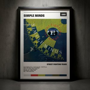 Cuadro Simple Minds - Street Fighting Years