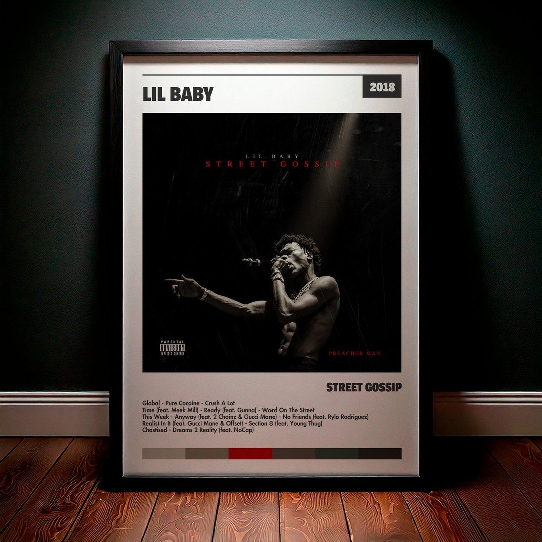 Cuadro Lil Baby - Street Gossip