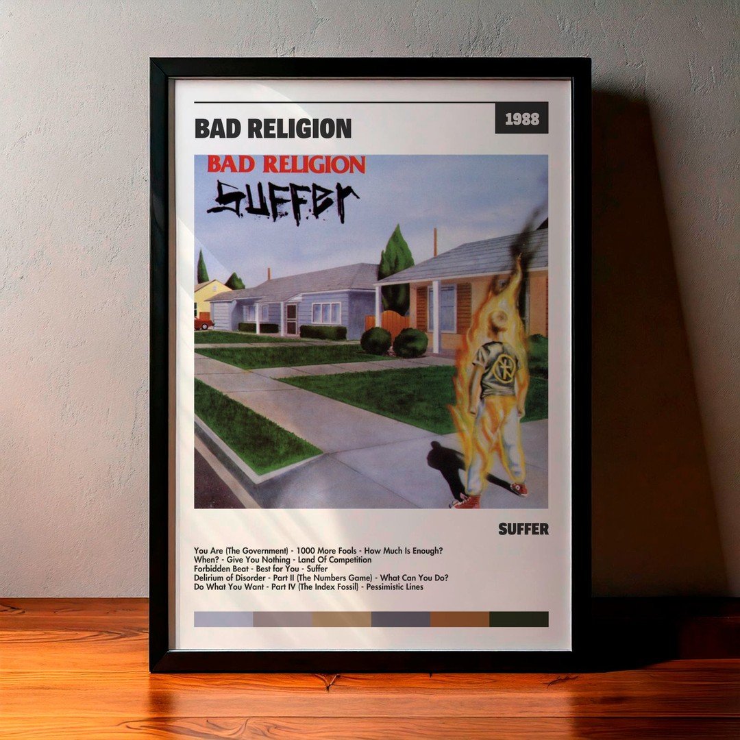 Cuadro Bad Religion - Suffer