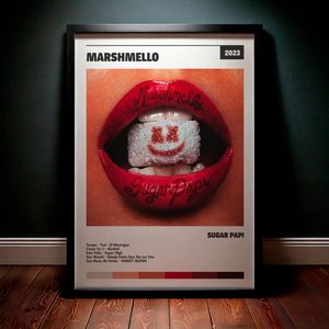 Cuadro Marshmello - Sugar Papi