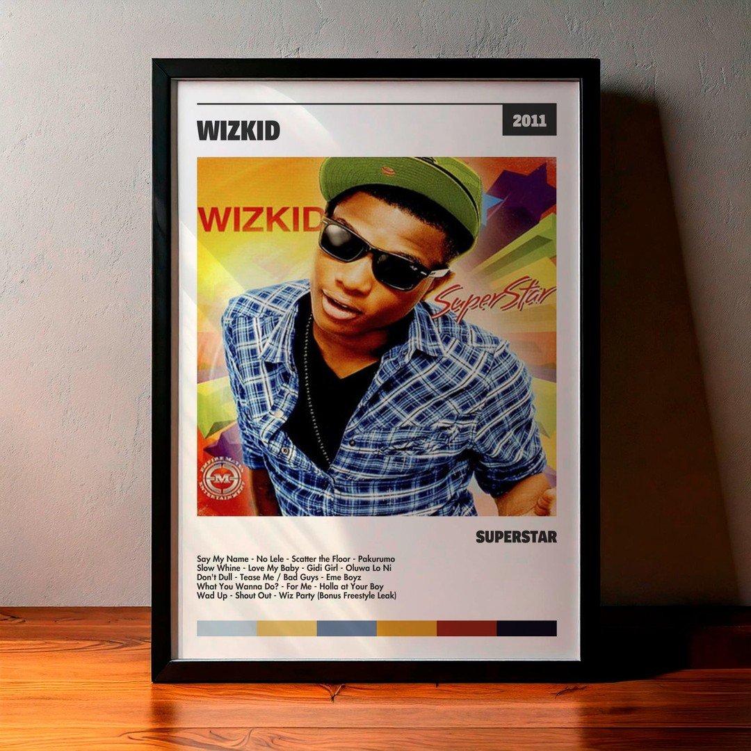 Cuadro Wizkid - Superstar