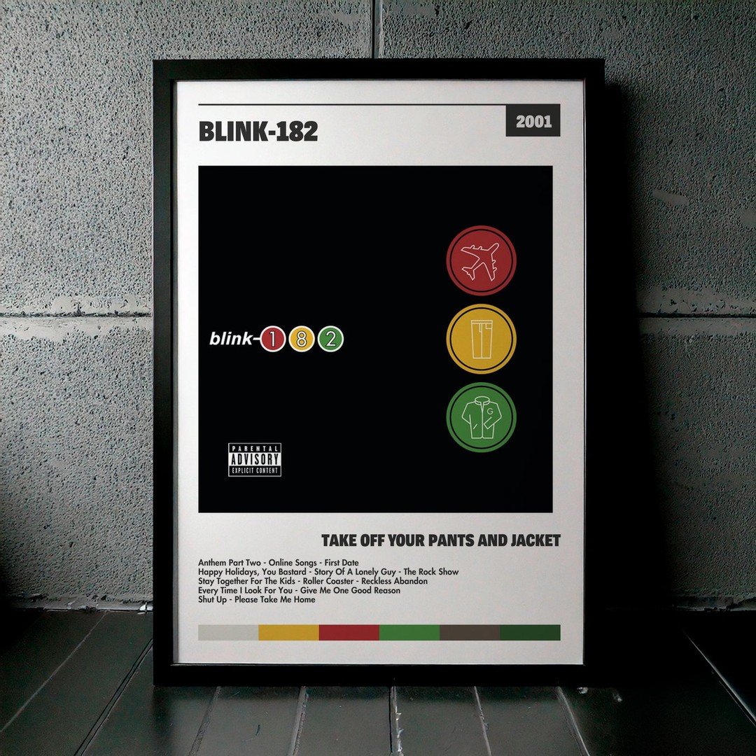 Cuadro blink-182 - Take Off Your Pants And Jacket