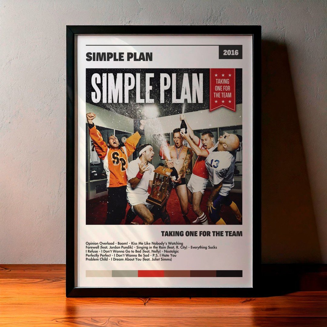 Cuadro Simple Plan - Taking One for the Team