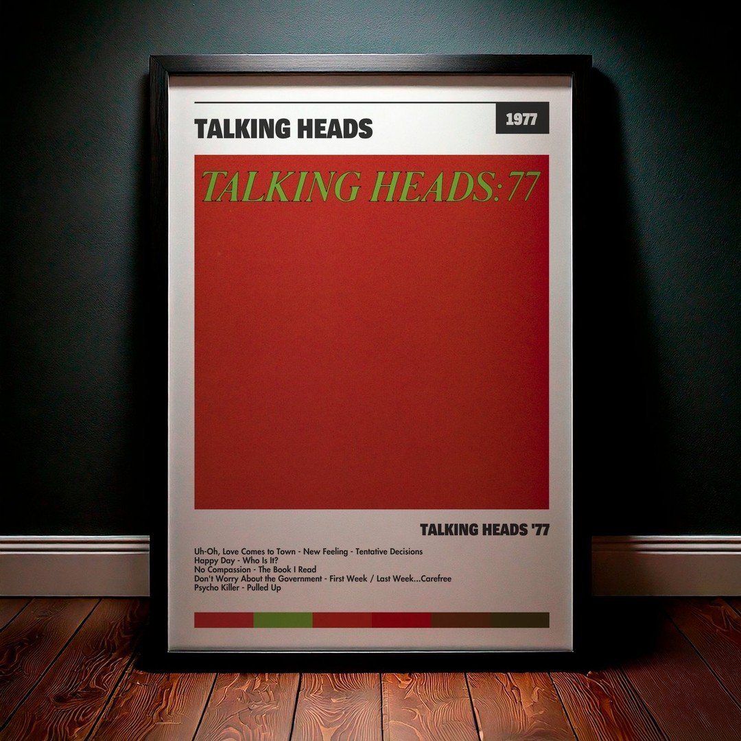 Cuadro Talking Heads - Talking Heads '77