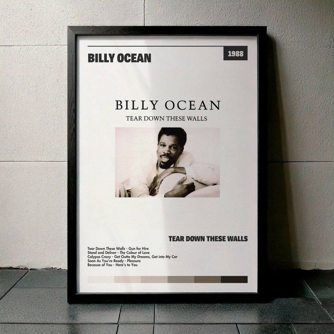 Cuadro Billy Ocean - Tear Down These Walls