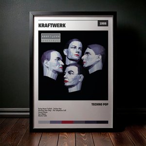 Cuadro Kraftwerk - Techno Pop